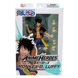 ONE PIECE -  FIGURINE ARTICULÉE DE MONKEY D. LUFFY (DRESSROSA) -  ANIME HEROES