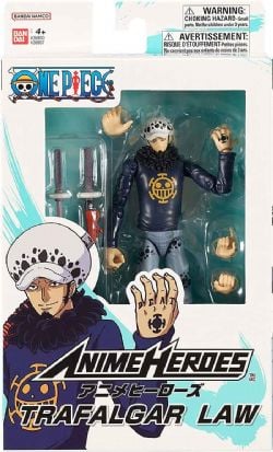 ONE PIECE -  FIGURINE ARTICULÉE DE TRAFALGAR LAW -  ANIME HEROES