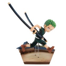 ONE PIECE -  FIGURINE DE RORONOA ZORO -  G.E.M. RUN RUN RUN!