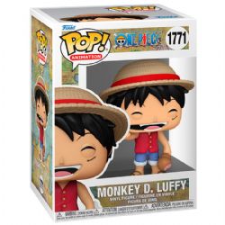 ONE PIECE -  FIGURINE POP! EN VINYLE DE MONKEY D. LUFFY AVEC VIANDE (10 CM) 1771