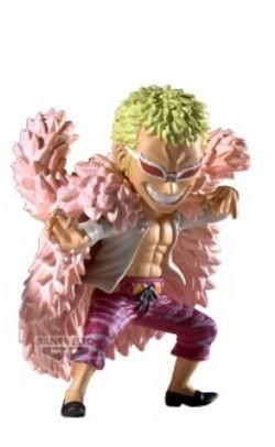 ONE PIECE -  FIGURINE RIVAL - DONQUIXOTE DOFLAMINGO (7 CM) -  WORLD COLLECTABLE FIGURE D