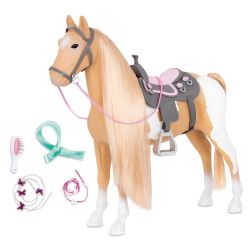 OUR GENERATION -  CHEVAL OG - PALOMINO PAINT 50CM
