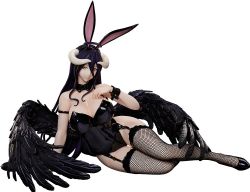 OVERLORD -  FIGURINE D'ALBEDO - ENSEMBLE NOIR - 1/4 -  BUNNY GIRL VERSION