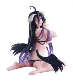 OVERLORD -  FIGURINE D'ALBEDO - MAILLOT DE BAIN VIOLET -  DESKTOP CUTE
