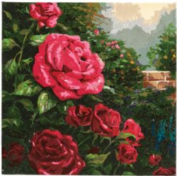 PAINT BY NUMBERS -  A Perfect Red Rose