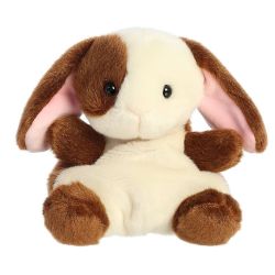 PALM PALS -  CLOVER LE LAPIN BRUN ET BLANC (12 CM)