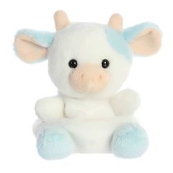 PALM PALS -  SKYLA LA VACHE BLEUE ET BLANCHE (12 CM)