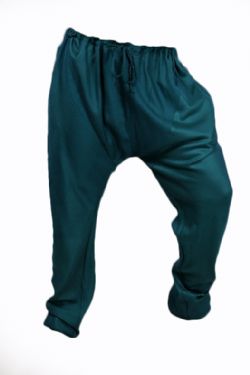 PANTALONS -  PANTALON SALWAR - PETROLEUM - TRÈS GRAND