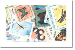 PAPILLONS -  300 DIFFÉRENTS TIMBRES - PAPILLONS