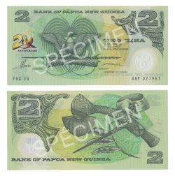 PAPOUASIE-NOUVELLE-GUINÉE -  2 KINA 1995 (UNC) 15