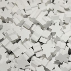 PAQUET DE 25 MEEPLE -  BLANC