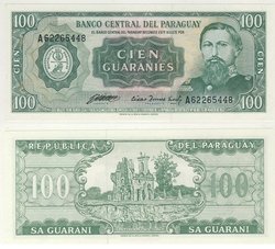 PARAGUAY -  100 GUARANIES 1982 (UNC) 205