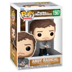 PARKS AND RECREATION -  FIGURINE POP! EN VINYLE D'ANDY RADICAL (10 CM) 1567