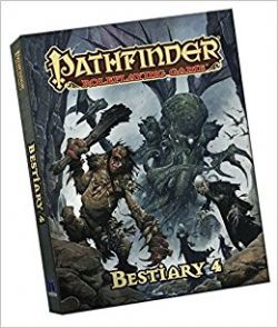 PATHFINDER 1E -  BESTIARY 4 - POCKET EDITION (ANGLAIS) -  LIVRE DE RÈGLE