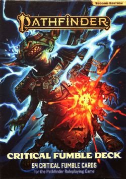 PATHFINDER 1E -  CRITICAL FUMBLE DECK (ANGLAIS) -  ACCESSOIRE CARTES