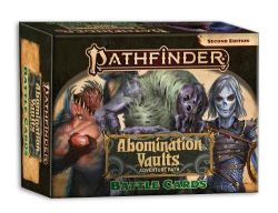 PATHFINDER 2E -  ABOMINATION VAULT BESTIARY BATTLE CARDS (ANGLAIS)