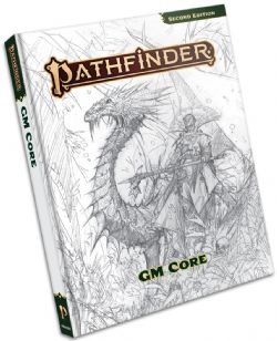 PATHFINDER 2E REMASTER -  GM CORE - SKETCH COVER (ANGLAIS) -  RÈGLE DE BASE REMASTER
