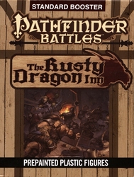 PATHFINDER BATTLE: BOOSTER PACK -  THE RUSTY DRAGON INN - 4 COLLECTIBLE FIGURES -  BOOSTER PACK