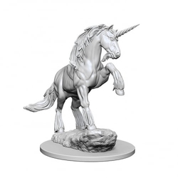 PATHFINDER BATTLE: DEEP CUTS FIGURINE NON-PEINTE -  UNICORN -  FIGURINE JDR