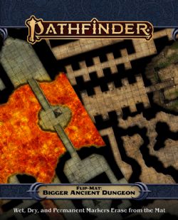 PATHFINDER -  BIGGER ANCIENT DUNGEON -  FLIP-MAT