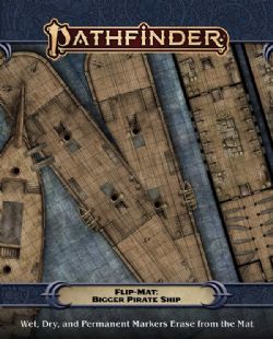 PATHFINDER -  FLIP-MAT - BIGGER PIRATE SHIP -  FLIP-MAT