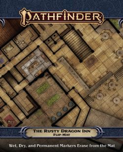 PATHFINDER -  FLIP-MAT - THE RUSTY DRAGON INN -  FLIP-MAT
