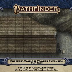 PATHFINDER -  FLIP-TILES - FORTRESS WALLS AND TOWERS -  FLIP-TILES