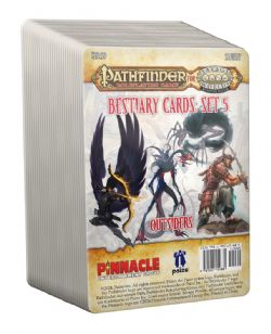 PATHFINDER FOR SAVAGE WORLDS -  BESTIARY CARDS PACK 5 – OUTSIDERS (ANGLAIS) -  ACCESSOIRE CARTES SW