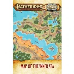 PATHFINDER FOR SAVAGE WORLDS -  MAP OF THE INNER SEA (ANGLAIS)