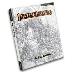 PATHFINDER -  NPC CORE - SKETCH COVER(ANGLAIS) -  DEUXIÈME ÉDITION