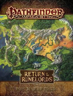 PATHFINDER -  RETURN OF THE RUNELORDS - POSTER MAP FOLIO -  POSTER MAP FOLIO