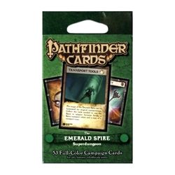 PATHFINDER -  THE EMERALD SPIRE SUPERDUNGEON - CAMPAIGN CARDS (53 CARDS)