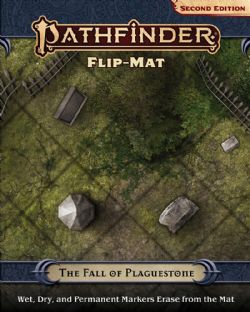 PATHFINDER -  THE FALL OF PLAGUESTONE -  FLIP-MAT