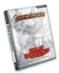 PATHFINDER -  WAR OF IMMORTALS SKETCH COVER EDITION (ANGLAIS) -  DEUXIÈME ÉDITION