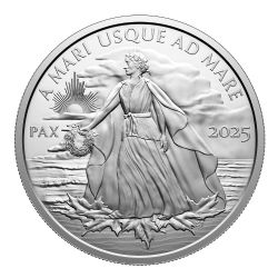 PAX ARGENTÉE (5 OZ) -  DOLLAR DE LA PAIX -  PIÈCES DU CANADA 2025 04