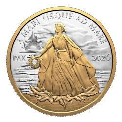 PAX ARGENTÉE (5 OZ) -  DOLLAR DE LA PAIX -  PIÈCES DU CANADA 2026 05