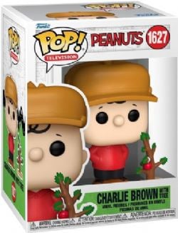 PEANUTS -  FIGURINE POP! EN VINYLE DE CHARLIE BROWN AVEC ARBRE (10 CM) 1627