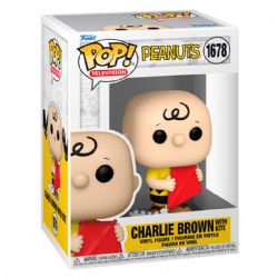 PEANUTS -  FIGURINE POP! EN VINYLE DE CHARLIE BROWN AVEC CERF-VOLANT(10 CM) 1678