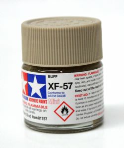 PEINTURE ACRYLIQUE -  CHAMOIS MAT (10 ML) XF-57