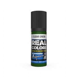 PEINTURE ACRYLIQUE -  CLEAR GREEN (17 ML) -  AK INTERACTIVE REAL COLORS