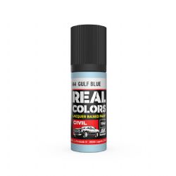 PEINTURE ACRYLIQUE -  GULF BLUE (17 ML) -  AK INTERACTIVE REAL COLORS