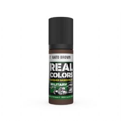 PEINTURE ACRYLIQUE -  NATO BROWN (17 ML) -  AK INTERACTIVE REAL COLORS