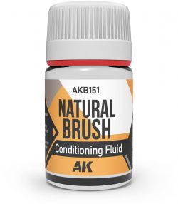 PEINTURE ACRYLIQUE -  NATURAL BRUSH CONDITION FLUID (35 ML) -  AK INTERACTIVE