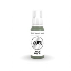 PEINTURE ACRYLIQUE -  RAF COCKPIT GREY-GREEN (17 ML) -  AK INTERACTIVE