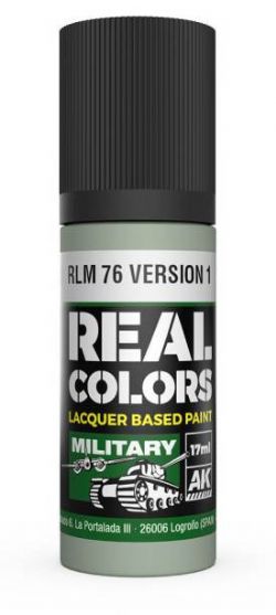 PEINTURE ACRYLIQUE -  RLM 76 V.1 (17 ML) -  AK INTERACTIVE REAL COLORS