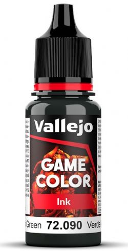 PEINTURE VALLEJO -  BLACK GREEN INK -  GAME COLOR VAL-GC #72090