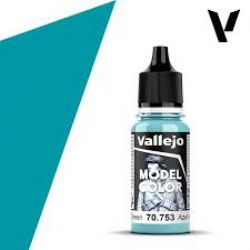 PEINTURE VALLEJO -  BLEU CLAIR VERT -  MODEL COLOR VAL-MC #70753