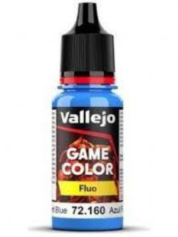 PEINTURE VALLEJO -  FLUORESCENT BLUE 106 -  GAME COLOR VAL-GC #72160