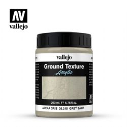 PEINTURE VALLEJO -  GREY SAND (200 ML) -  DIORAMA TEXTURE VAL-DE #26215