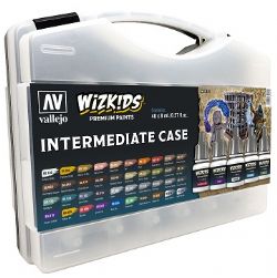 PEINTURE VALLEJO -  INTERMEDIATE CASE WIZKIDS -  PAINT SET VAL #80261